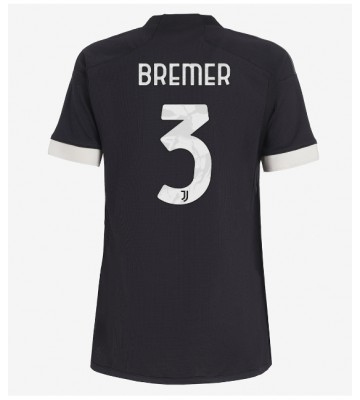 Juventus Gleison Bremer #3 Tercera Equipación Mujer 2023-24 Manga Corta